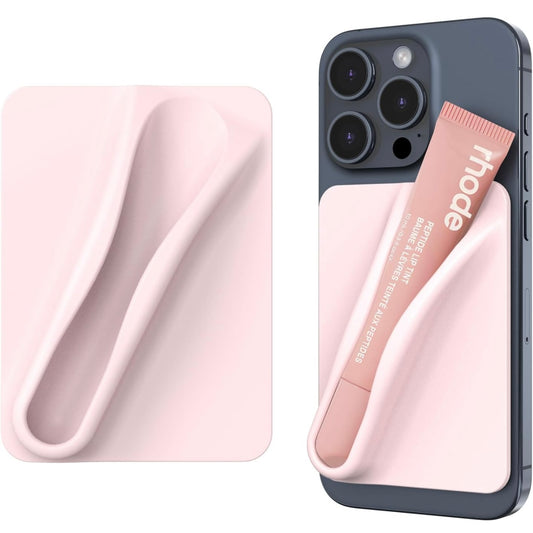 Soporte de Silicona Labial Para el Celular Rosa