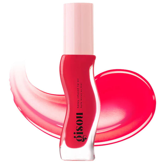 Gisou Honey Infused Hydrating Lip Oil Strawberry Sorbet