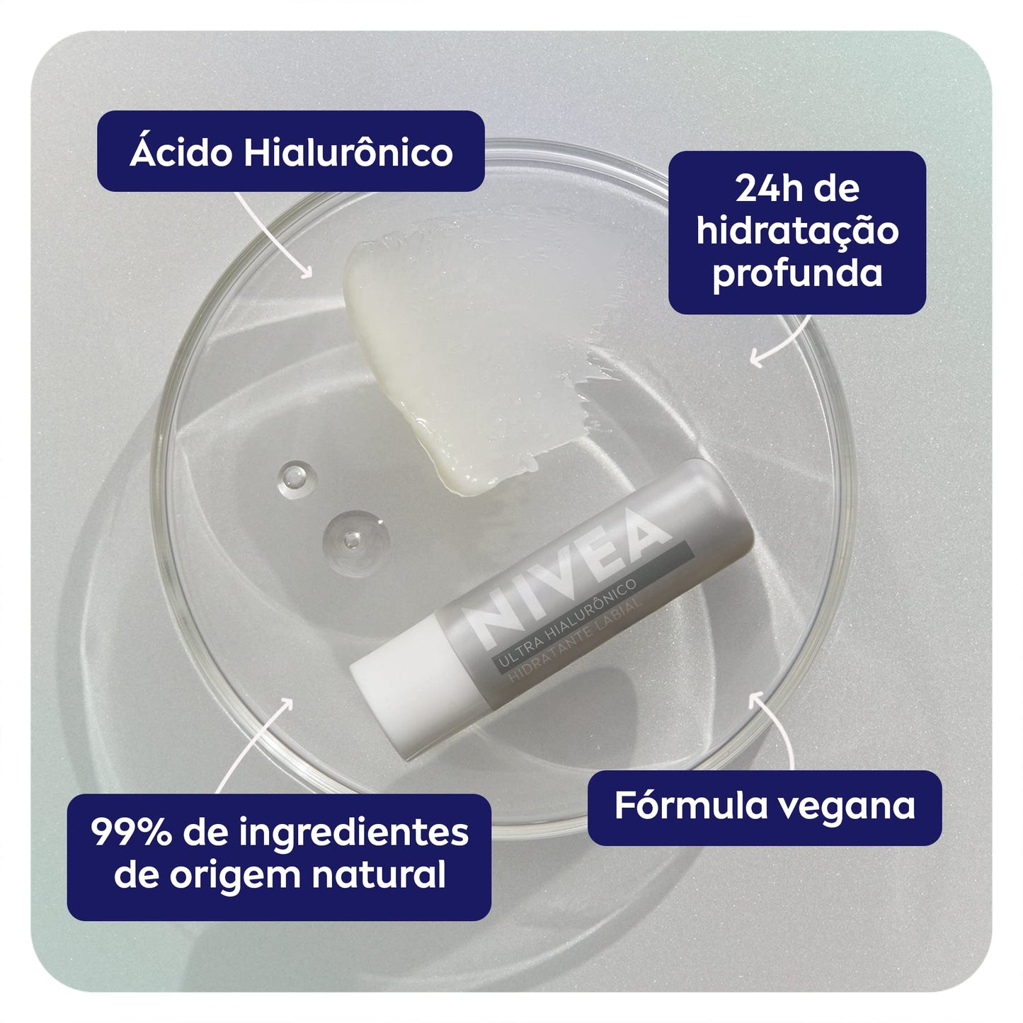 NIVEA Hidratante Labial Ultra Hialuronico