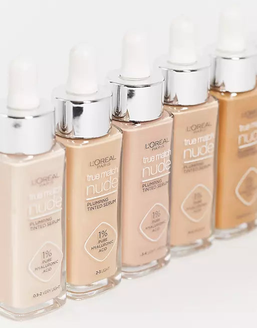 L’oreal True Match Nude Plumping Serum Facil C/ 1% Ácido Hialuronico 2-3