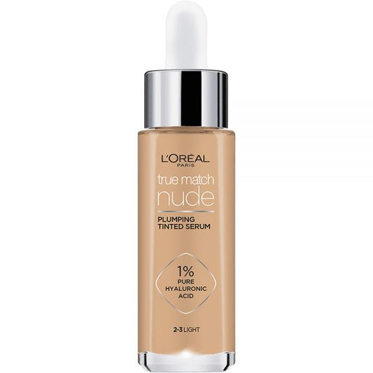 L’oreal True Match Nude Plumping Serum Facil C/ 1% Ácido Hialuronico 2-3