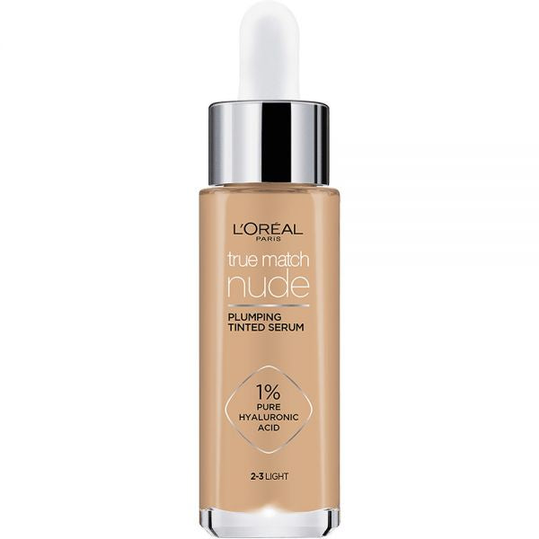 L’Oreal True Match Nude Plumping Serum Facil C/ 1% Ácido Hialuronico 3-4